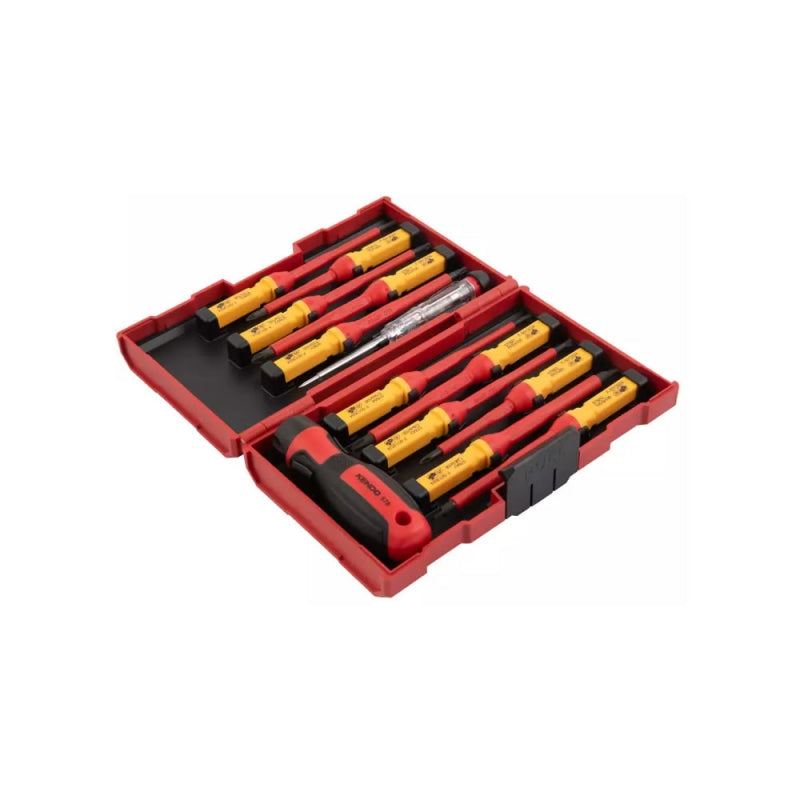 ATORNILLADOR KENDO PARA ELECTRICISTAS 1000VOLT 13 PZAS. #20485
