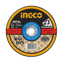DISCO CORTAR METAL INGCO CORTE  FINO  16"  X 1/8" #MCD304051(OF)