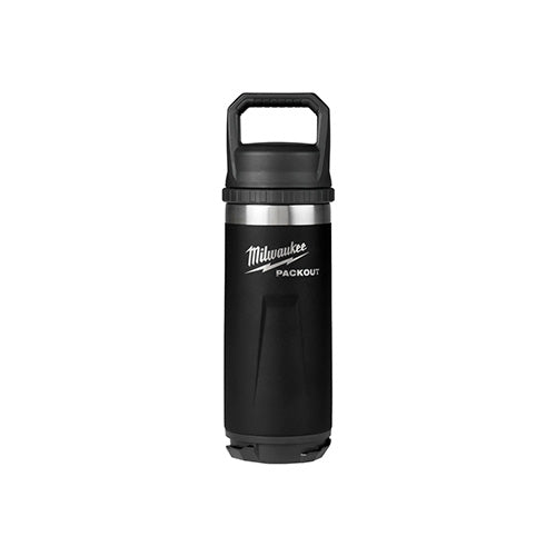 BOTELLA TERMICA NEGRA PACKOUT 18 OZ MILWAUKEE 48-22-8382B