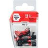 SET DE PUNTAS DE IMPACTO MILWAUKEE PH2 X 25MM 15 PZS
