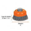 ESCOBILLA TRUPER DE COPA DIAM 4" FINA P/ESMERIL EJE 5/8" #CO-510 (11529)