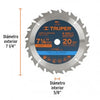 SIERRA CIRCULAR TRUPER P/MADERA 7.1/4" X 20 DTS. #ST-720 (18299)
