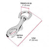 MOSQUETON C/DEST. FIERO (TRUPER) DE ZINC 4" #BDZ-4.1/4 (44033)