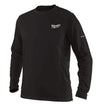 POLERA MANGA LARGA NEGRA WORKSKIN TALLA XL MILWAUKEE