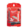 REPUESTO CUCHILLO CARTONERO 100 PIEZAS EN TRAPECIO MILWAUKEE