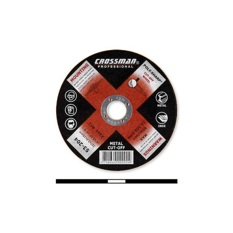 DISCO CORTAR CROSSMAN 115 X 1.6 X 22.2 MM - #53245
