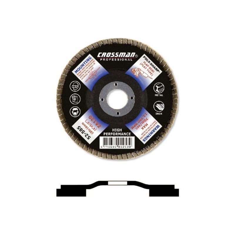 DISCO ZIRCONIO CROSSMAN 180X22.2MM GRANO 60 #52612 (OF)