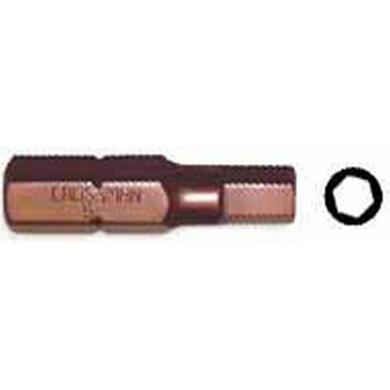 PUNTA CROSSMAN MAGNET. HEXAGONAL H-2 1/4"X25MM # 44-246 (10 UNI.) (OF)