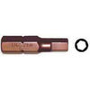 PUNTA CROSSMAN MAGNET. HEXAGONAL H-2.5 1/4"X25MM # 44-247 (10 UNI.) (OF)