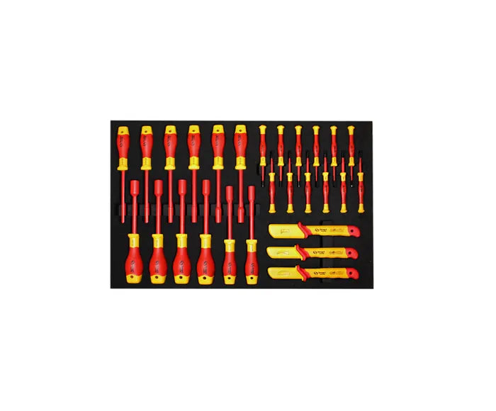 Carro de Herramientas 186 Piezas VDE 1000V con 7 Bandejas - SMART TOOLS