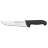 CUCHILLO TRES CLAVELES # 8074 ALVE- PROFLEX 20CMS MGO.NEGRO CARNICERO