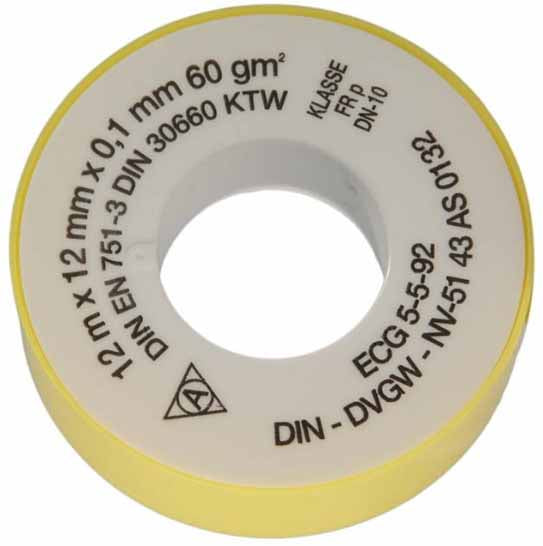 CINTA EMPAQUETADURA 1/2" X 12 MTS. GAS FRANCESA (OF)
