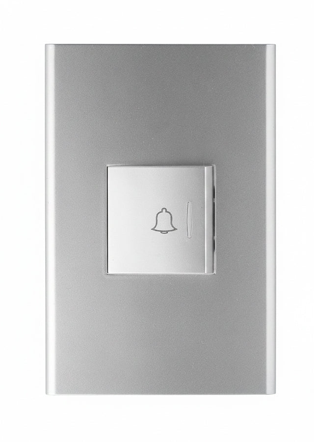Pulsador timbre Plata