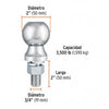 BOLA DE ARRASTRE TRUPER 3500 LB #BOLA-35 (44440)