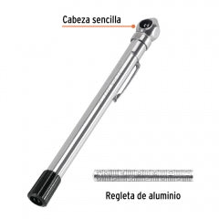 MEDIDOR DE PRESION TRUPER CABEZA SENCILLA 120 LBS #MEA-120S (19096)