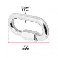 ESLABON RAPIDO FIERO (TRUPER) 3/8" #BSE-3/8 (BANSE-3/8) (44024)