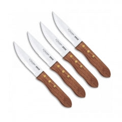 CUCHILLO TRES CLAVELES CHULETERO #1047 ANGUS JGO. 4 PZS. 12 CM