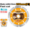 DISCO DIAMANTADO SEGMENTADO INGCO (9") 230X22,2MM #DMD0123013
