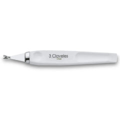 CORTA-CUTICULAS TRES CLAVELES # 12350 - 10 CMS