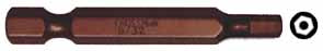 PUNTA CROSSMAN MAGNET. HEX. TAMPER PROOF H-4 1/4"X50MM # 44-489 (10 UNI.) (OF)