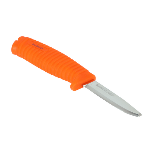 Cuchillo de rescate mango flotante fluorescente