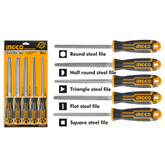 LIMA INGCO PARA METAL JUEGO 5 PIEZAS PROFESIONAL # HKTFS0508