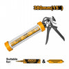 PISTOLA P.APLICAR SILICONA INGCO CARTUCHO ALUMINIO 15" # HCG0115