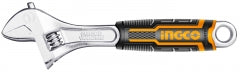LLAVE FRANCESA INGCO CROMADA M/ENGOMADO 10" # HADW131108