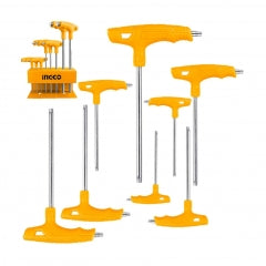 LLAVE TORX INGCO CON MANGO T JGO. 8 PZAS (T10-T50) # HHKT80838