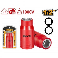 DADO AISLADO INGCO 1000V 1/2" DR - 16 MM 6 PUNTAS # HIHAST12161