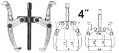 EXTRACTOR POLEA INGCO DOS MORDAZAS 4" # HGP08024