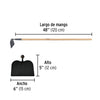 AZADON PRETUL (TRUPER) JARDINERO C/MANGO 48" # ATJ-P (25053)