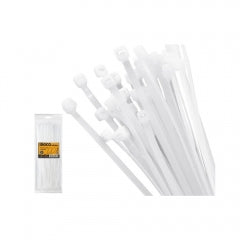 AMARRA PLASTICA INGCO BLANCA BOLSA 100 PZAS. LARGO 400 MM # HCT40076(OF)