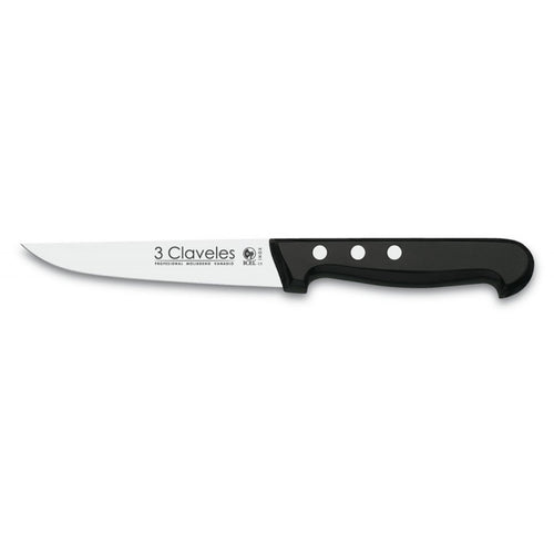 CUCHILLO TRES CLAVELES # 933 (934) INOX MGO ABS 11 CMS COCINA