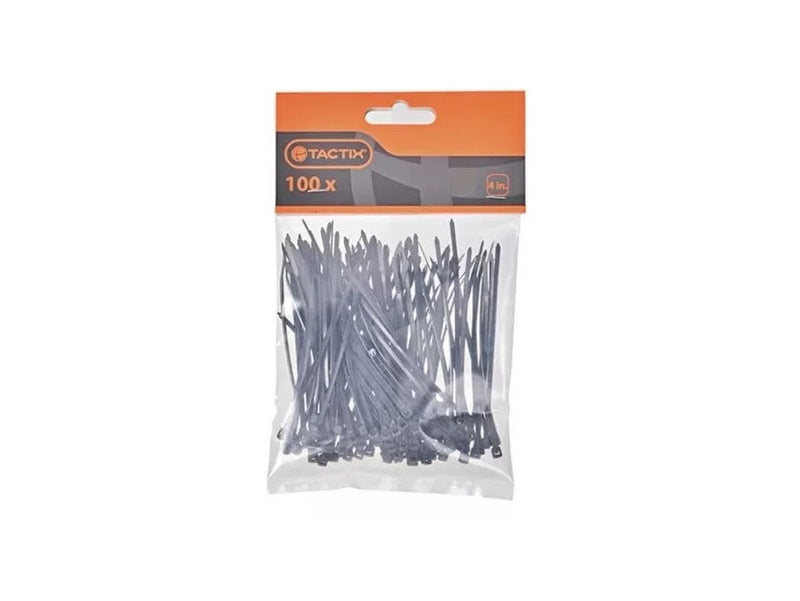 AMARRA PLASTICA TACTIX # 408027 NEGRA BOLSA 100 PZAS.LARGO 300MM