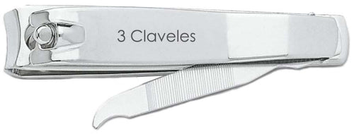 CORTAUÑAS TRES CLAVELES # 80371- 8 CMS. JGO. 12 PZAS. C/LIMA