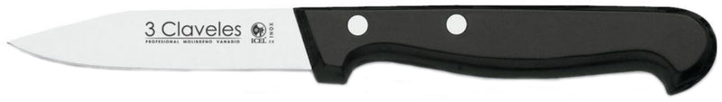 CUCHILLO TRES CLAVELES # 904 INOX MGO ABS 8CMS MONDADOR