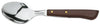 CUCHARA TRES CLAVELES # 1504 - 9CMS INOX MGO MADERA
