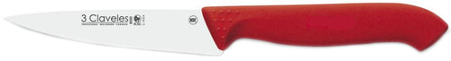 CUCHILLO TRES CLAVELES # 1338 PROFLEX MGO.ROJO 12 CMS COCINERO