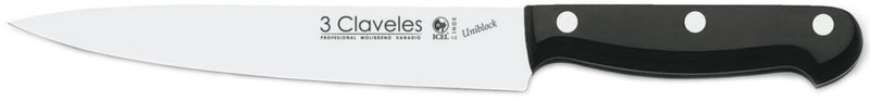 CUCHILLO TRES CLAVELES # 1148 INOX UNIBL 17CMS FILETEAR