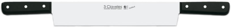 CUCHILLO TRES CLAVELES # 1138 INOX UNIBL 30 CMS DOS/MGOS P/QUESO