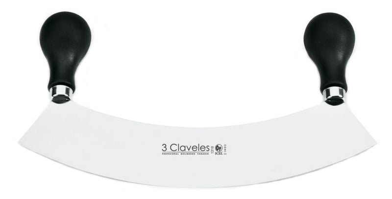CUCHILLO TRES CLAVELES # 1211 INOX UNIBL 27 CMS DOS/MGOS P/VERDURA
