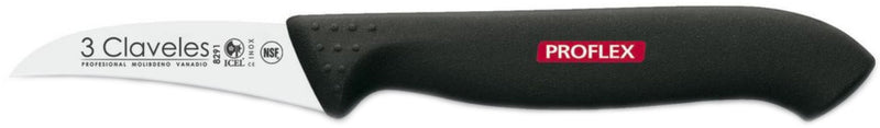 CUCHILLO TRES CLAVELES # 8291 INOX PROFLEX MONDADOR 6 CMS (OF)