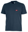 POLERA TRABAJO AZUL FREEFLEX MANGA CORTA TALLA M MILWAUKEE