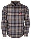 CAMISA FRANELA GRIDIRON GRIS TALLA L MILWAUKEE