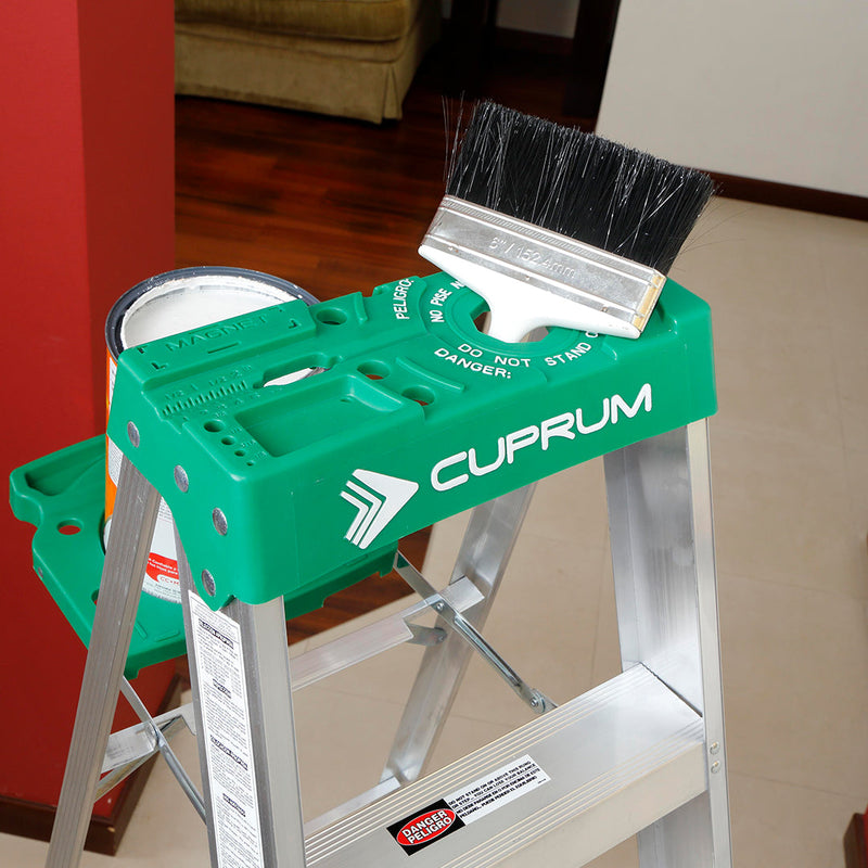 ESCALERA ALUMINIO TIJERA 8 PELDAÑOS CUPRUM