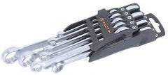 LLAVE PUNTA Y CORONA TACTIX # 370501 JGO 9 PZAS 6 - 19 MM.