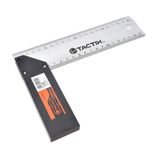 ESCUADRA CARPINTERO TACTIX ALUMINIO # 239011 8"