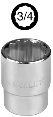 LLAVE DADO STANLEY 3/4 DR 1.11/16" #89-675 (OF)