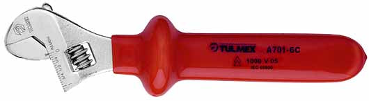LLAVE FRANCESA KLEIN (TULMEX) AISLADA CROMADA # A701-8C-8"